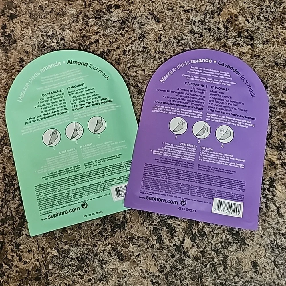 Sephora Collection Sheet Mask Bundle Hair Hand Eyes Lips Foot 6pc NIP